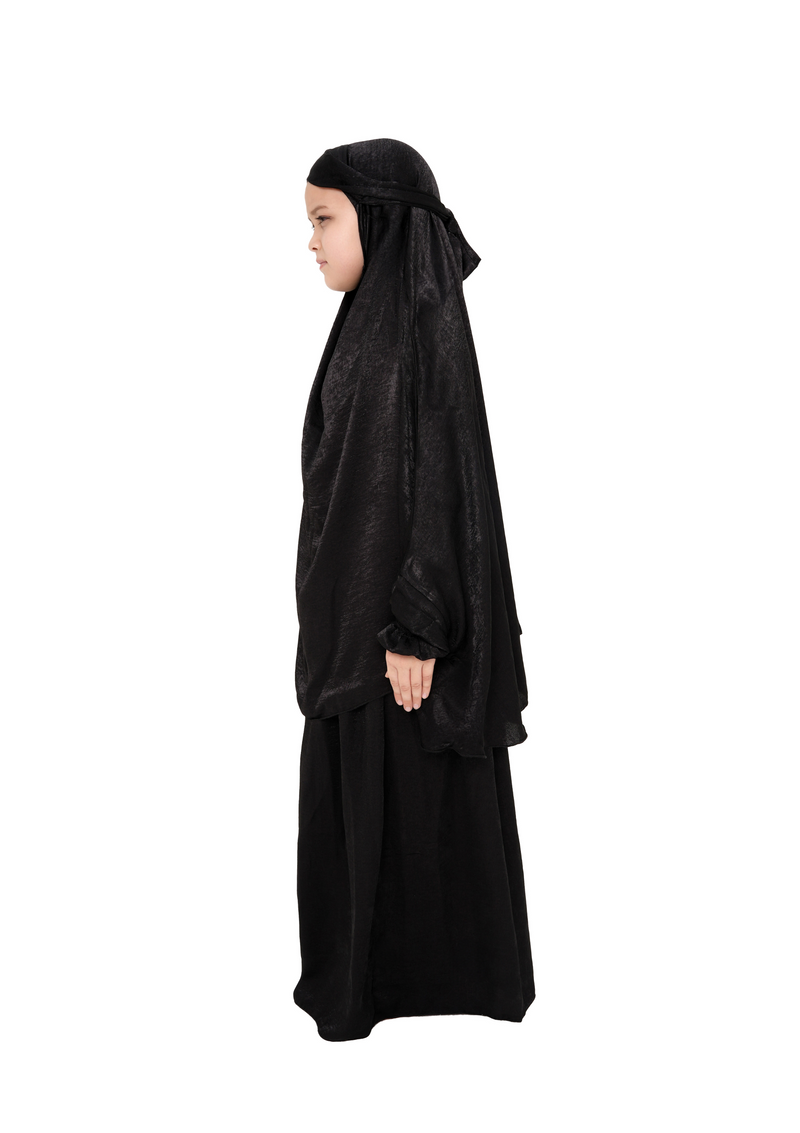 The Mini Jilbab Dress – “Black Velvet”