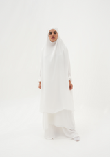 The Jilbab dress – “Pure White velvet”