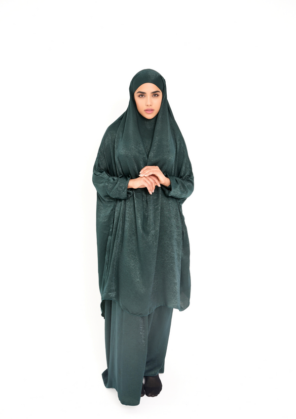 The Jilbab dress – “Dark green velvet”