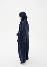 The Mini Jilbab Dress – “Navy Blue velvet”