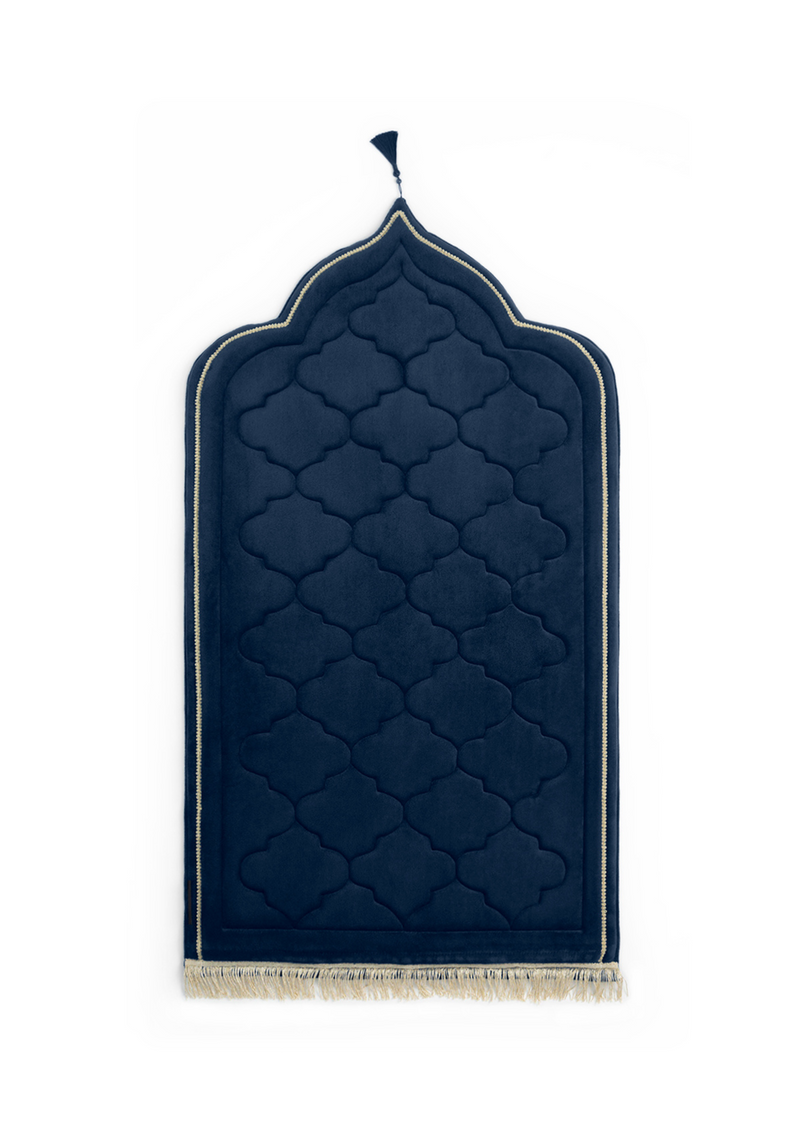 The Kid Velvet Prayer Mat – Navy Blue