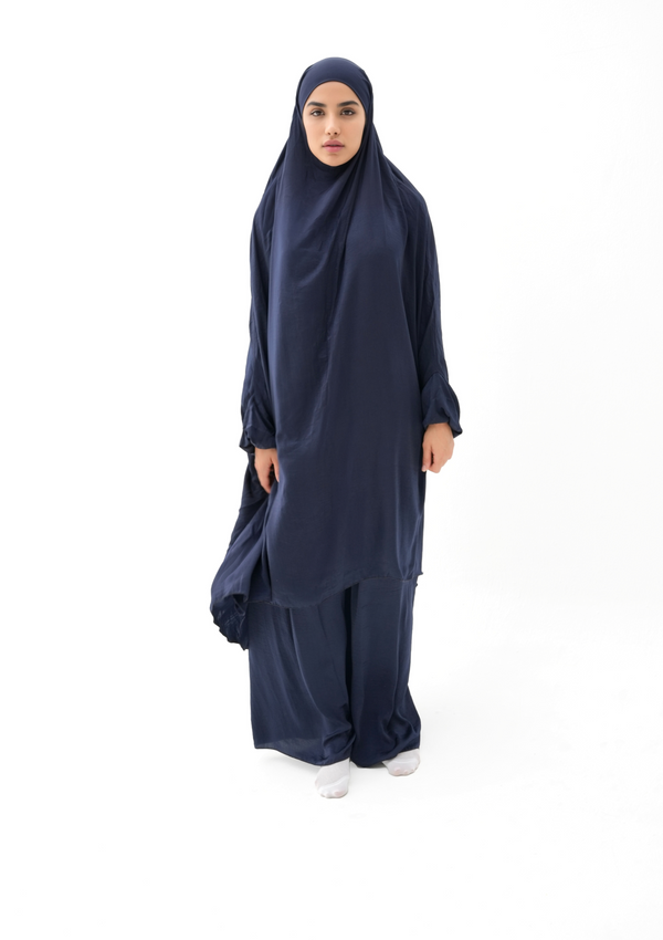 The Jilbab dress – “Navy blue velvet”