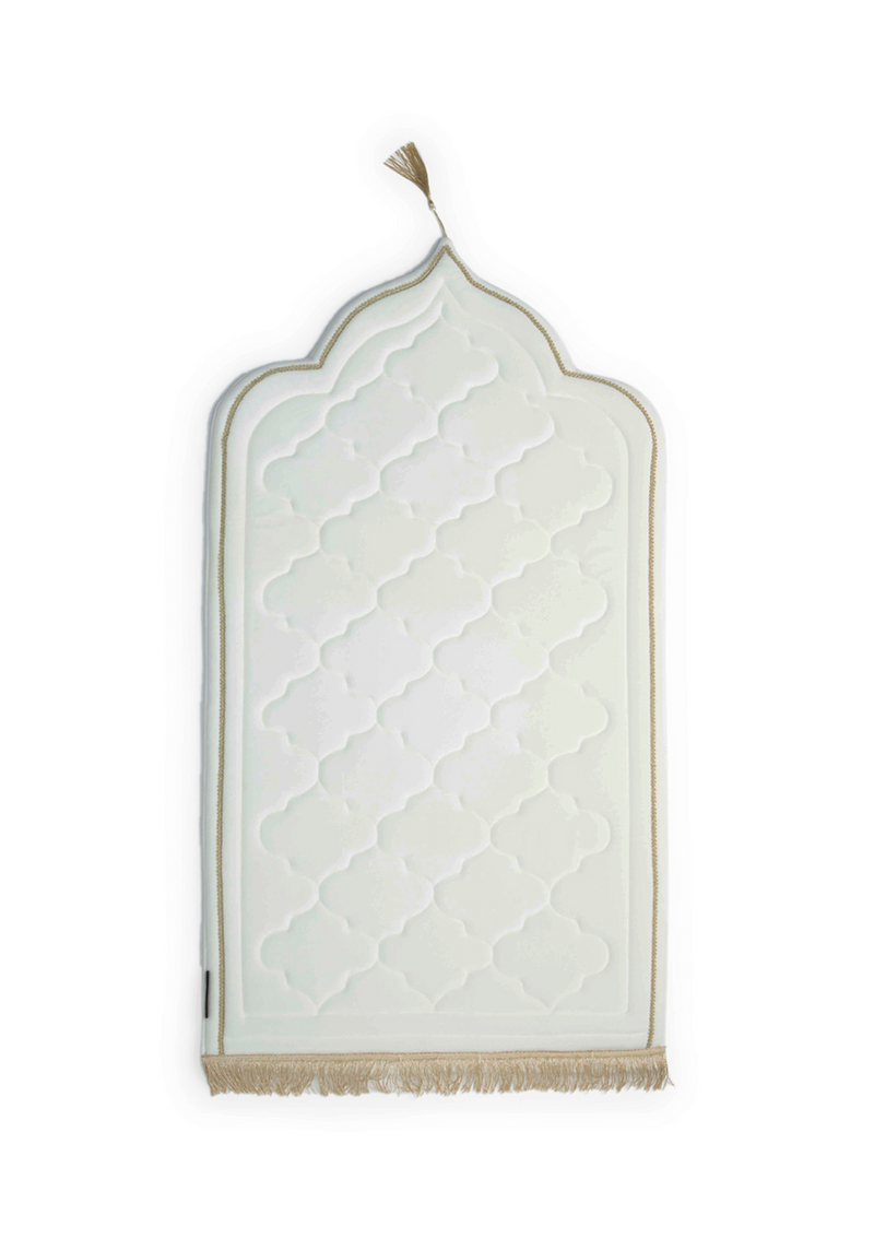 The Kid Velvet Prayer Mat – White