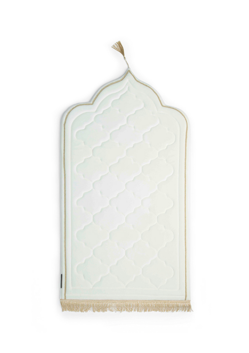 The Kid Velvet Prayer Mat – White