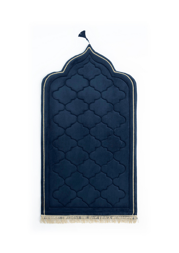 The Kid Velvet Prayer Mat – Navy Blue