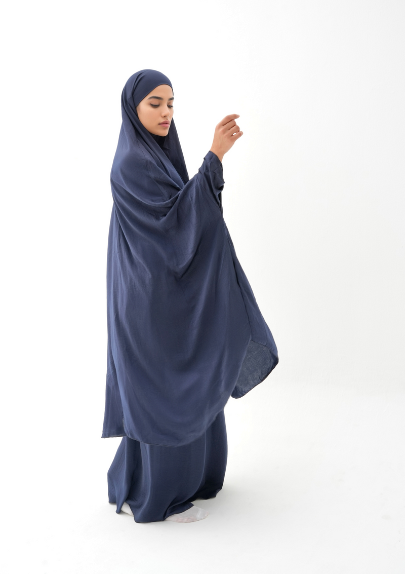 The Jilbab dress – “Navy blue velvet”