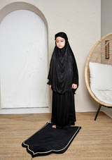 The Mini Jilbab Dress – “Black Velvet”