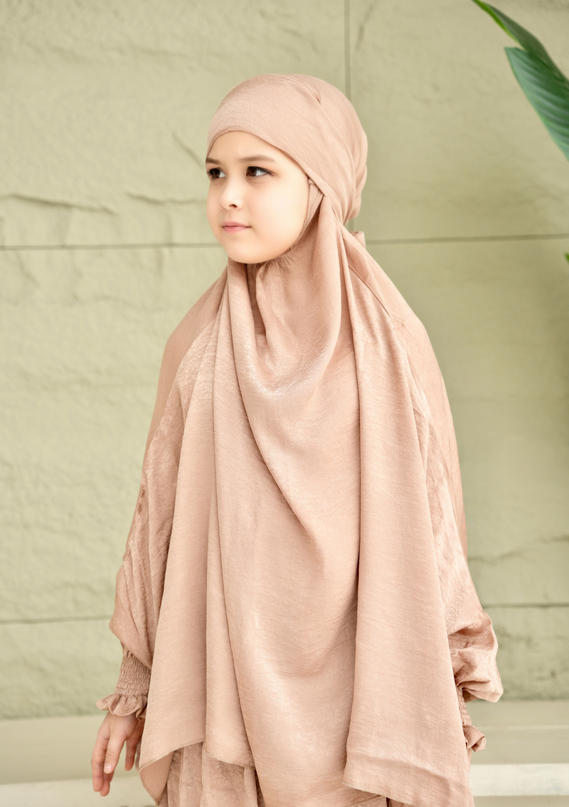 The Mini Jilbab Dress – “Honey velvet”