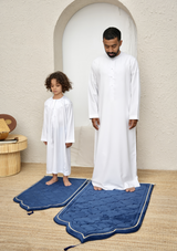 The Kid Velvet Prayer Mat – Navy Blue