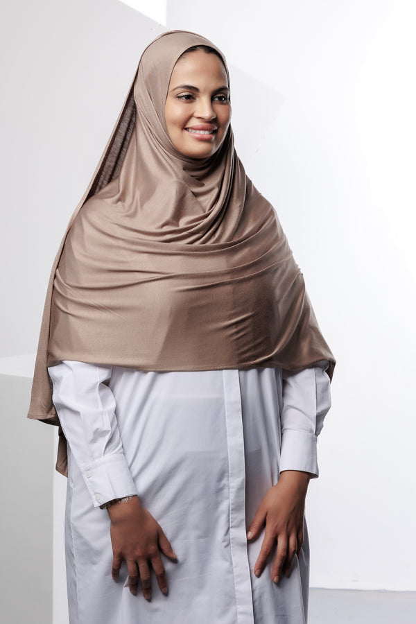 Loop hijab - Cafe Latte