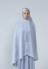 Khimar Suit - Silver Grey