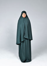 Khimar Suit -  Dark Green