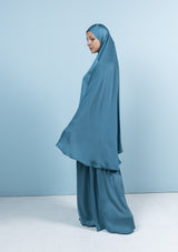 Khimar Suit - Ice Queen Blue