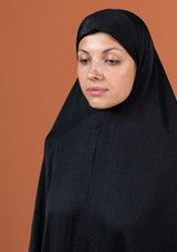 Khimar Dress - Ultra Black