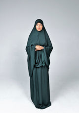 Khimar Suit -  Dark Green