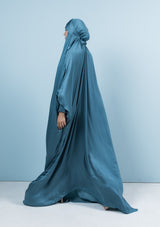 The French Jilbab Dress - Ice queen blue