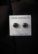 HIJAB PIN MAGNET - METALIC BLACK