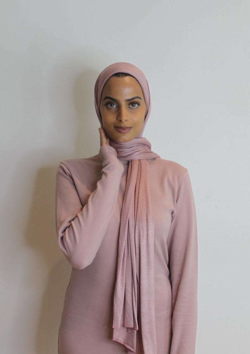 Cotton Instant Hijab - Shy blush