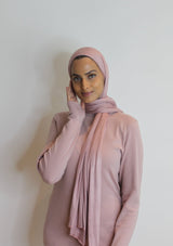 Cotton Instant Hijab - Shy blush