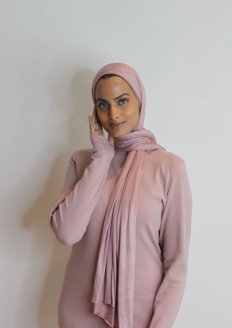 Cotton Instant Hijab - Shy blush