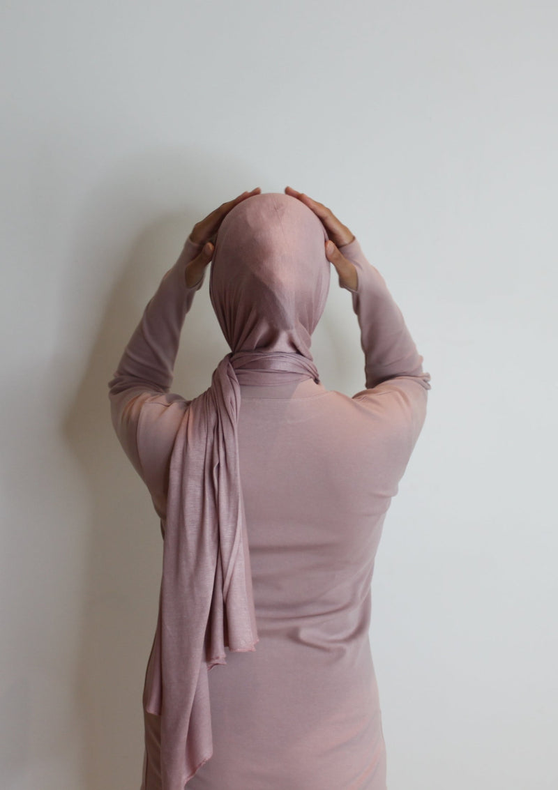 Cotton Instant Hijab - Shy blush