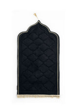 Velvet Foam prayer mat - Black Velvet