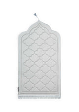 Velvet Foam prayer mat - Silver Grey