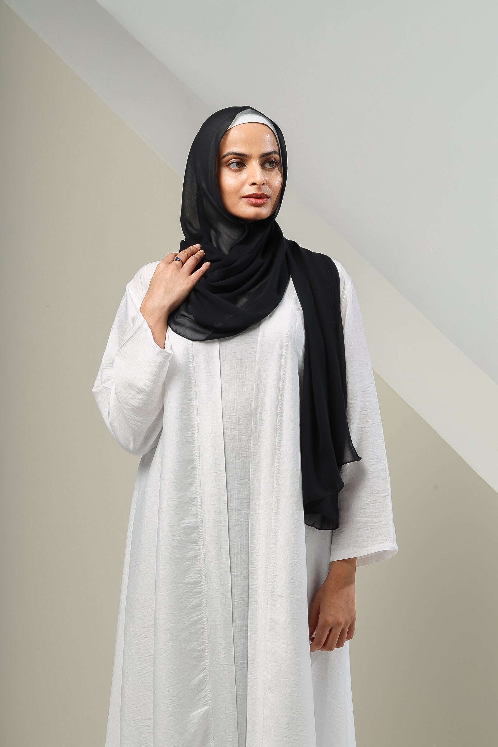 XXL Sheila crepe georgette