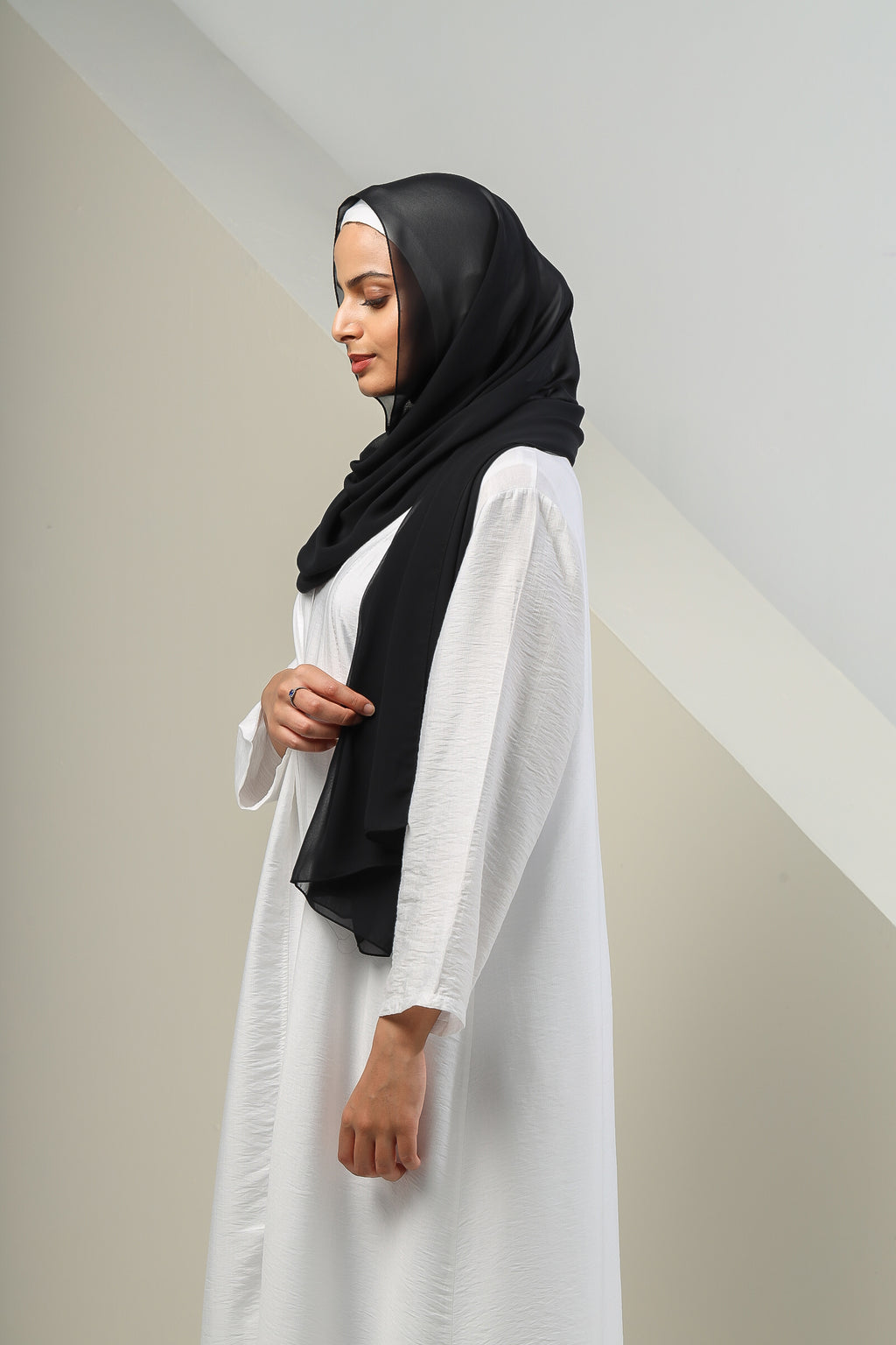 XXL Sheila crepe georgette