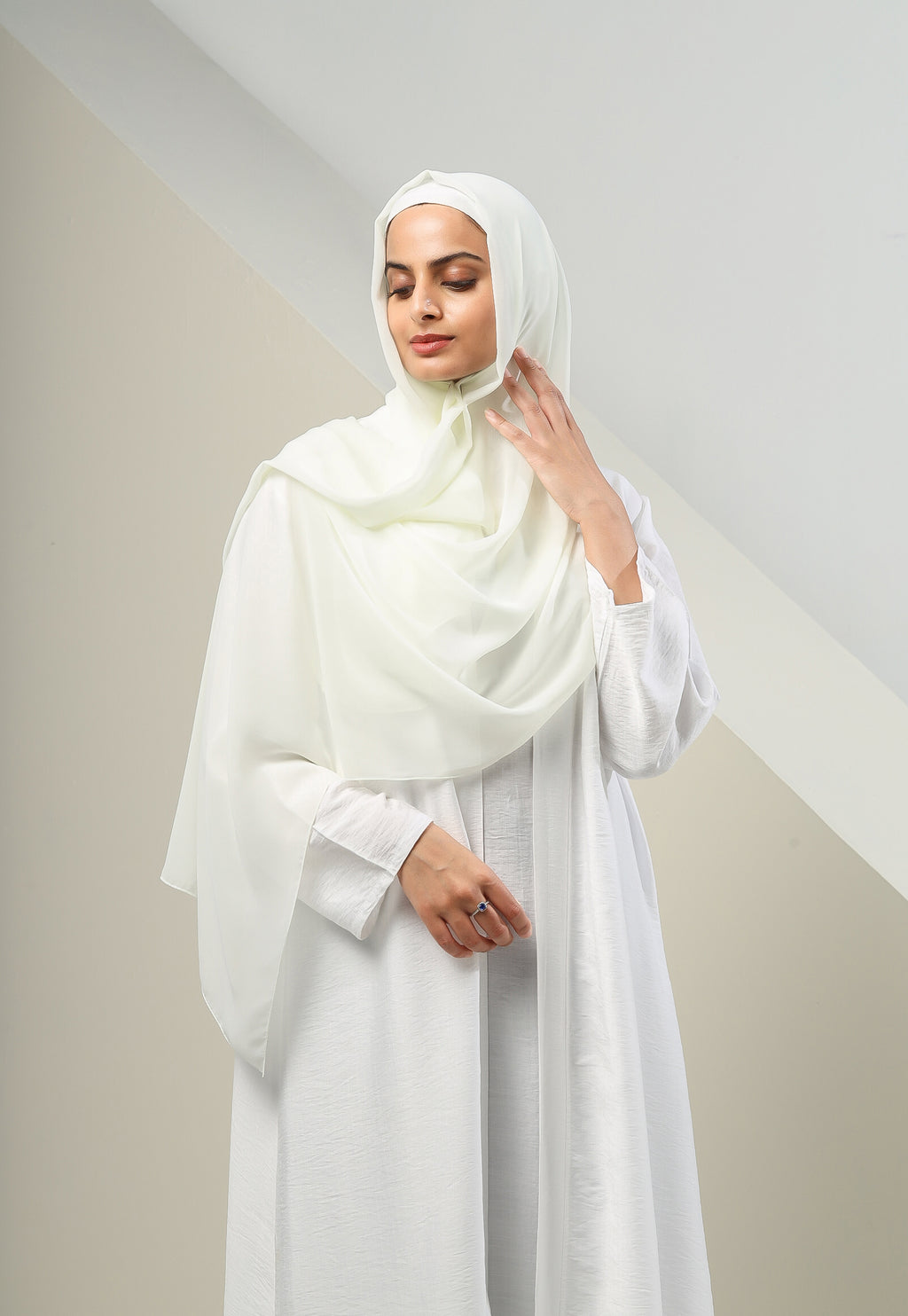 XXL Sheila crepe georgette