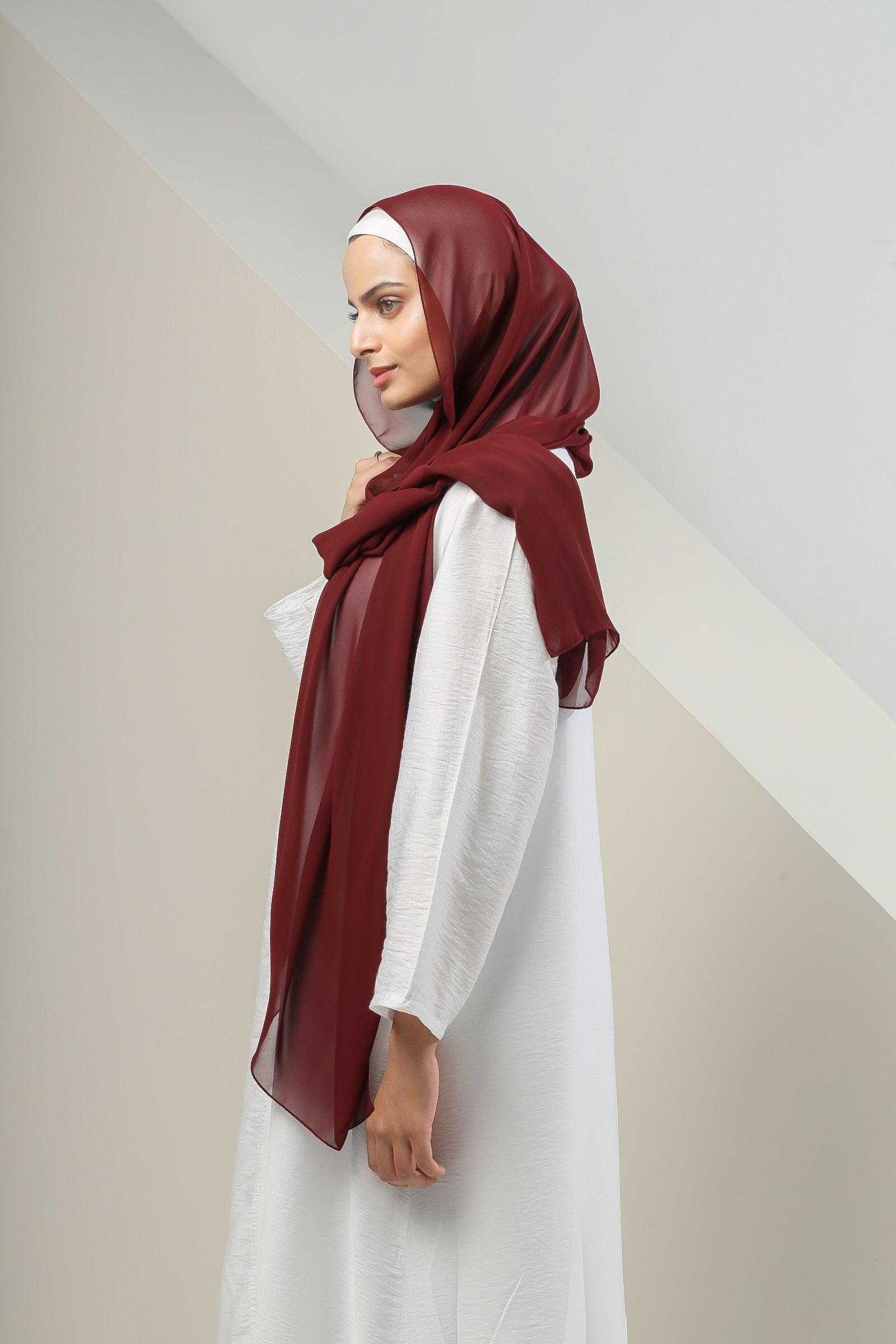 XXL Sheila crepe georgette