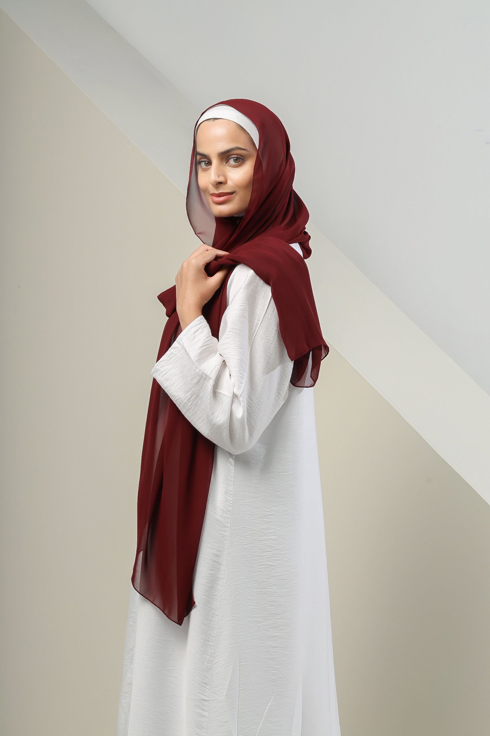 XXL Sheila crepe georgette