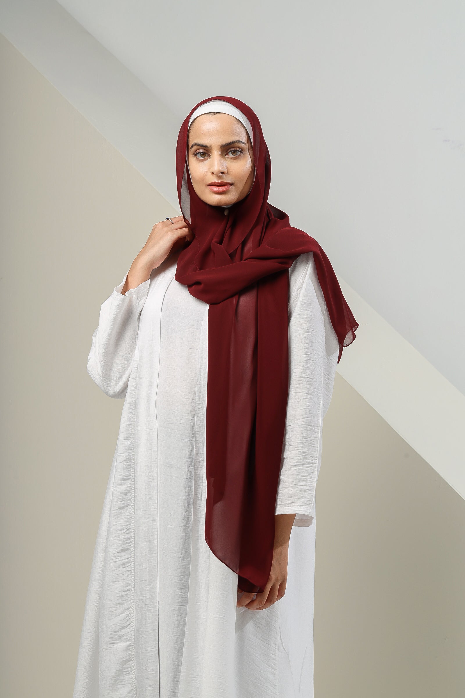 XXL Sheila crepe georgette