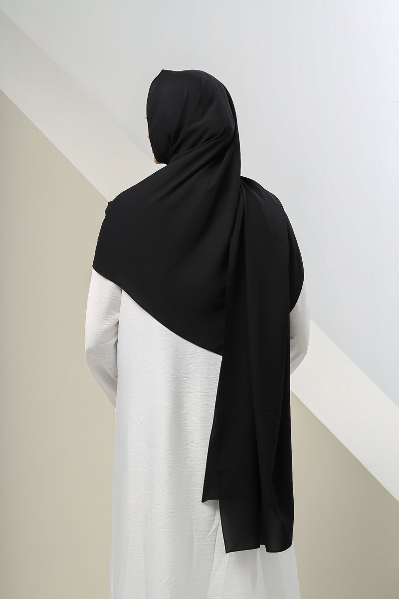 XXL Sheila Superior Madina Silk - Pure Black