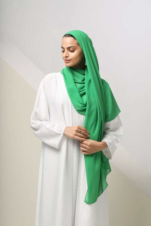 Emirati Instant Hijab - Evergreen