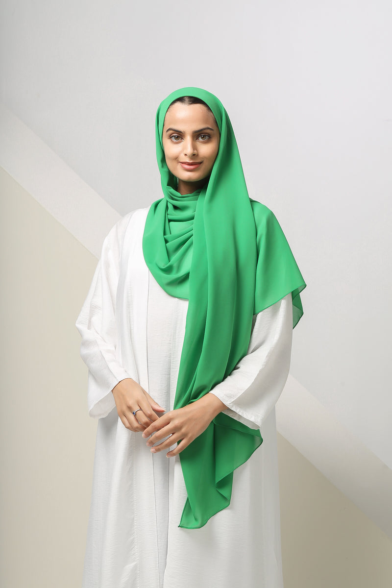 Emirati Instant Hijab - Evergreen